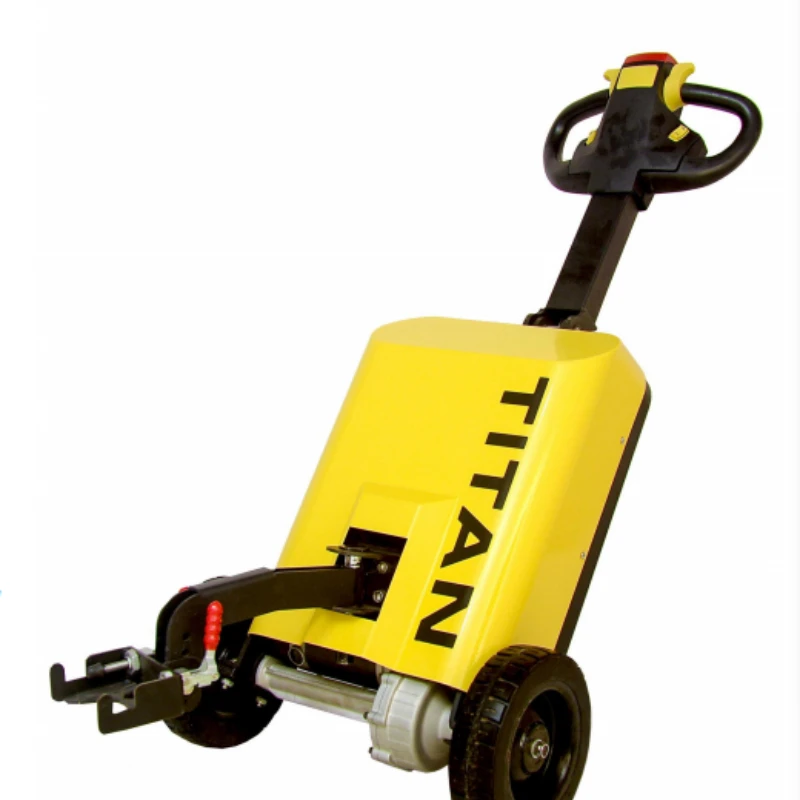 

Electric tow tug tractor for move cages and trolley