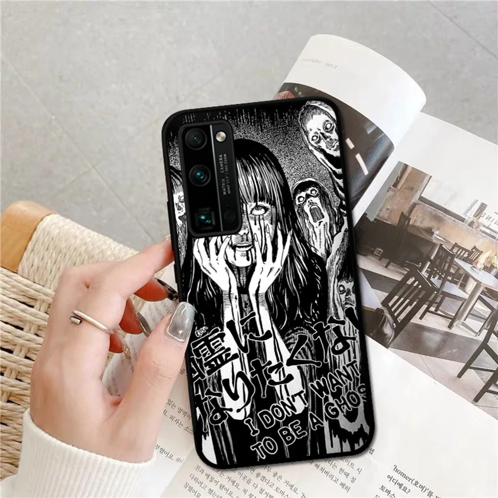 Junji Ito comics Phone Case For Huawei Honor 10 lite 9 20 7A 9X 30 50 60 70 pro plus Soft Silicone Cover