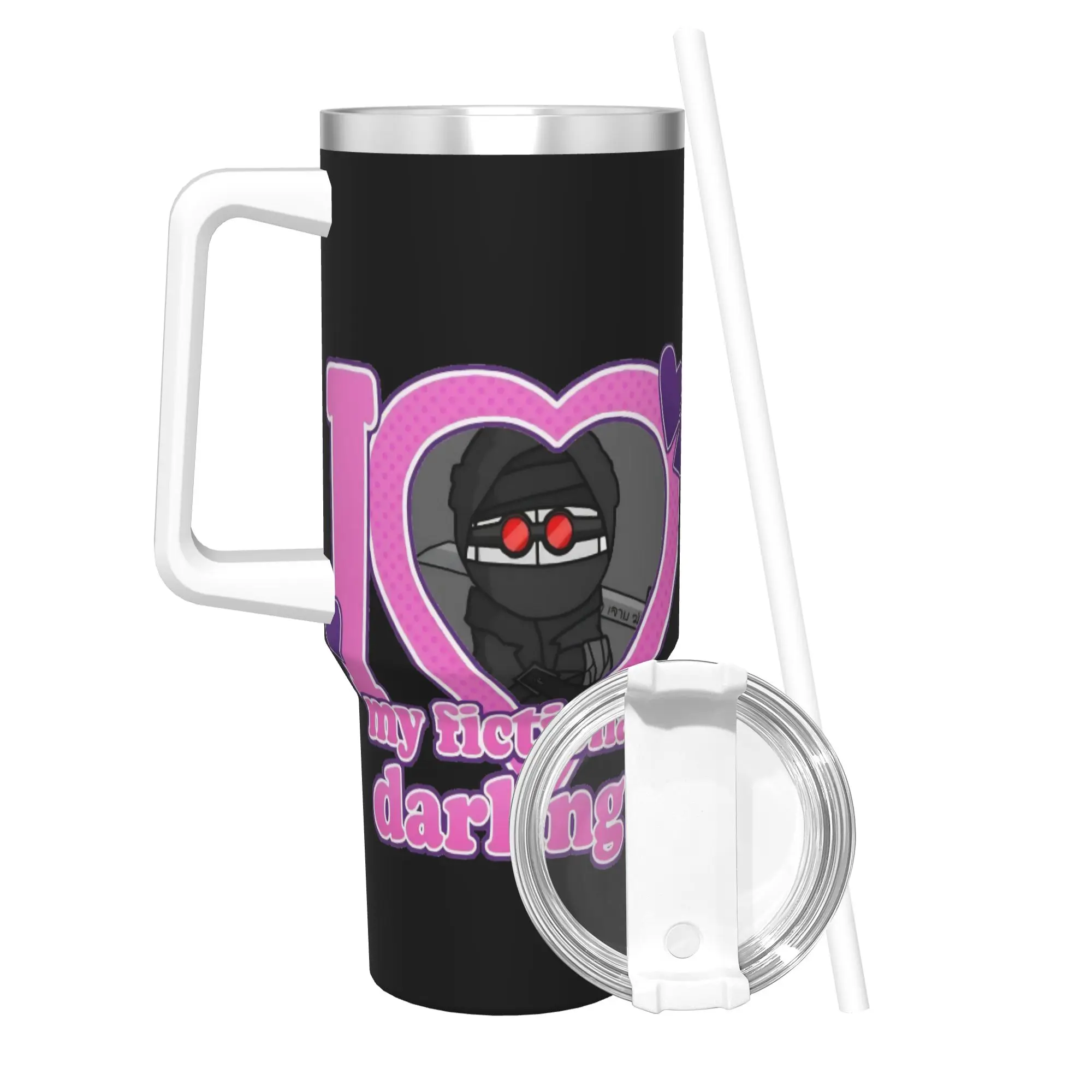 MADNESS COMBAT Hank 40oz Tumbler Stainless Steel Double Wall Vacuum Insulated  Tumblers Mug With Straw