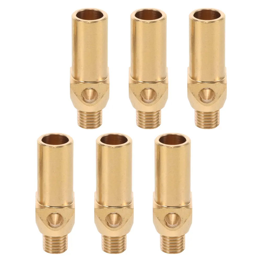 

6pcs Gas Nozzle Brass Propane Jet Tips Stove Pressure Regulator Replacement Parts for Camping Grills Home Supplies