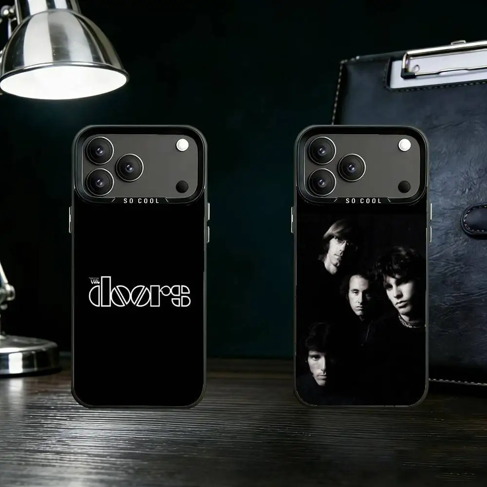 

The Doors Jim M-Morrison Phone Case Color Silver Shell For IPhone 17 16 15 14 13 12 11 Pro Max Plus