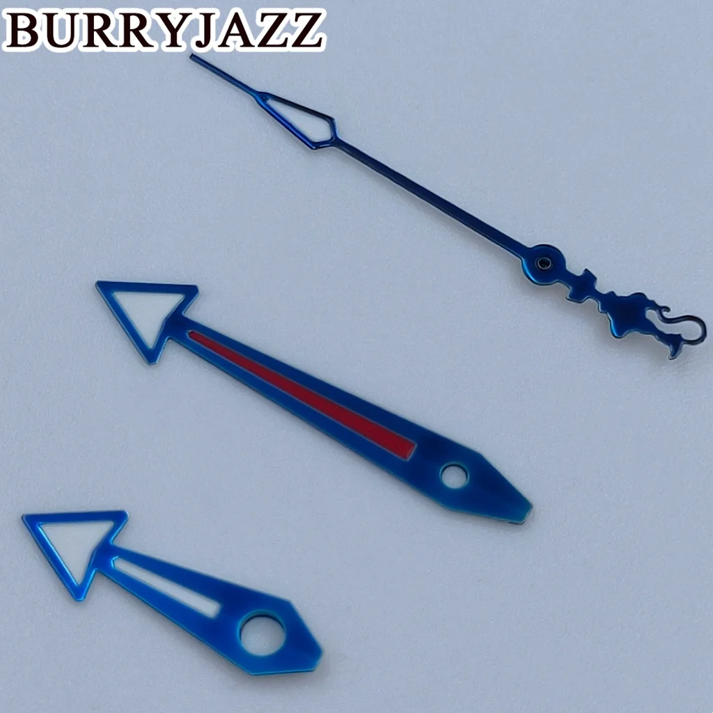 BURRYJAZZ NH35 NH36 NH38 7S26 7S36 4R35 4R36 Watch Hands Blue Hands Green Luminous