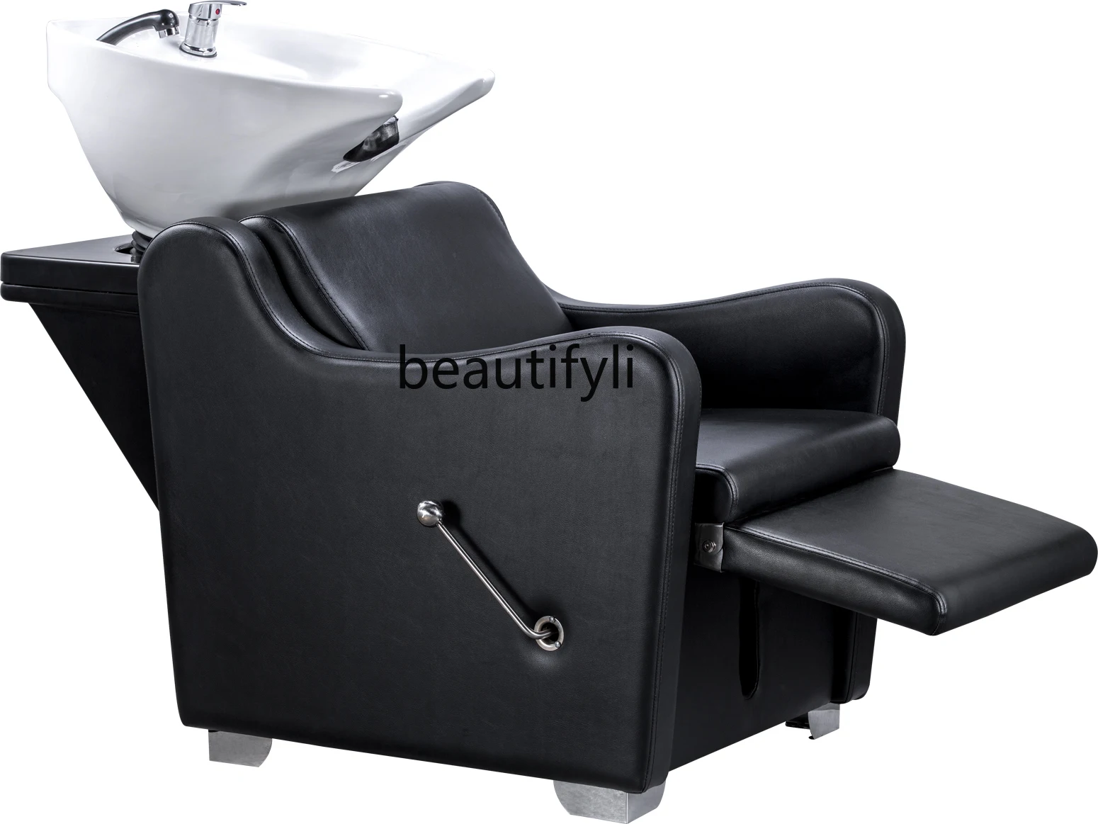 Sitting Shampoo Chair Hair Salon Flush Hair Salon Ceramic Shampoo Chair Beauty Salon