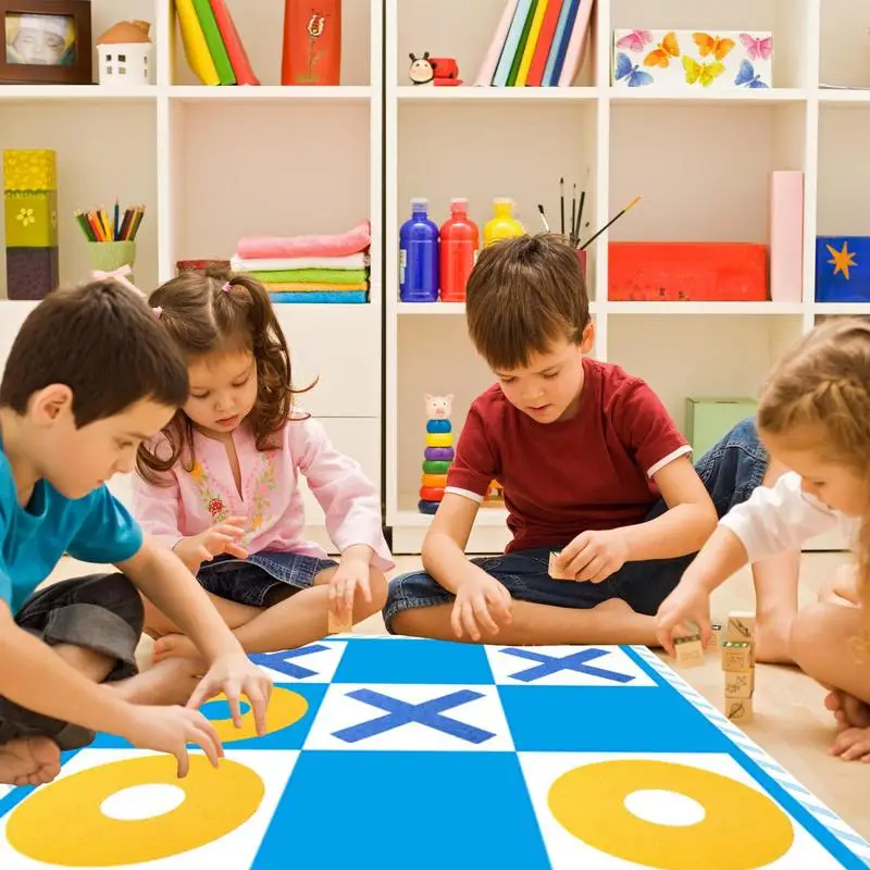 Gioco gigante da cortile esterno Giochi strategici per interni ed esterni di grandi dimensioni Facile da riporre Portatile senza assemblaggio Bomboniere per feste di compleanno per bambini