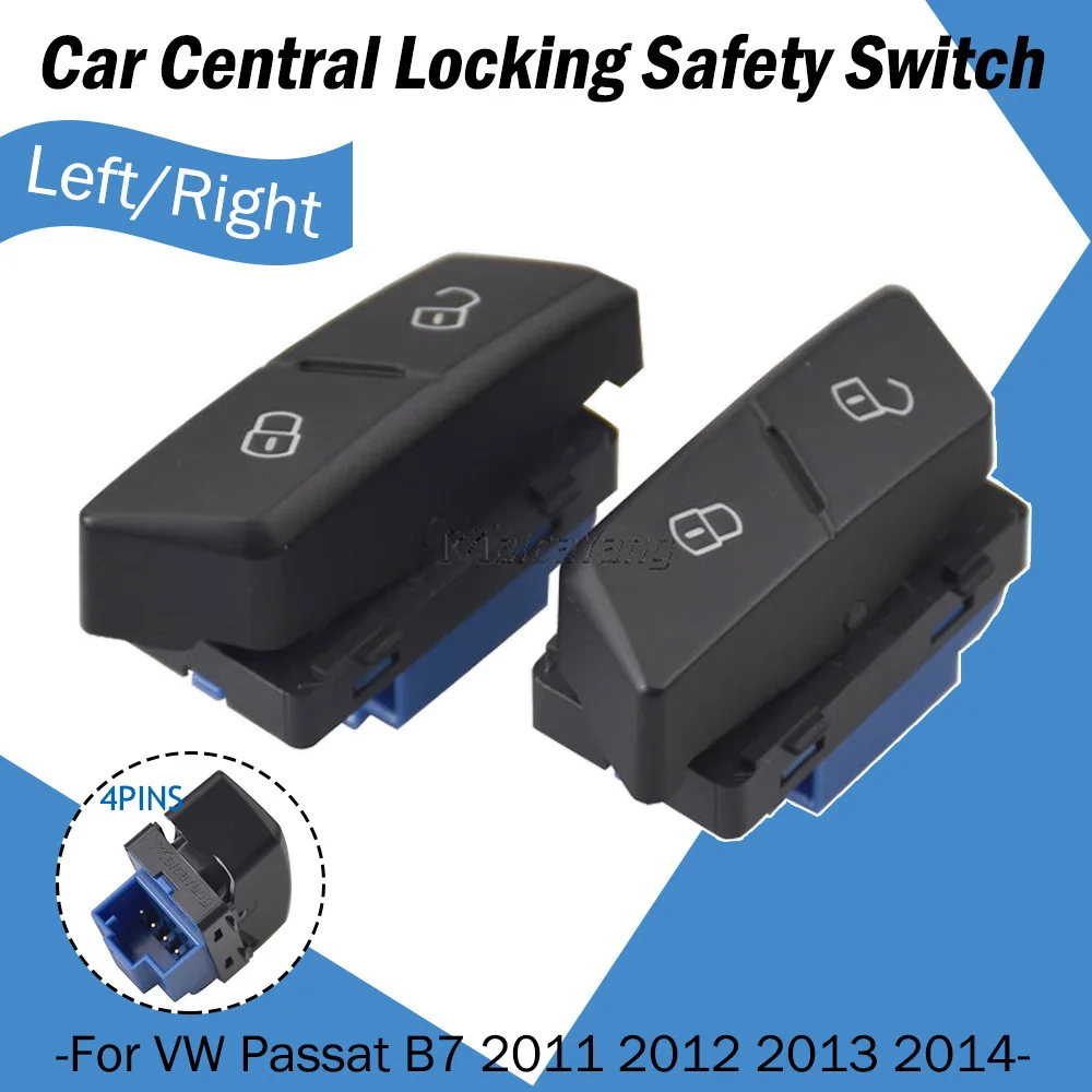 

Кнопка дверного замка 561962125A 561962126A для VW Passat B7 2011 2012 2013 2014, автомобильные аксессуары
