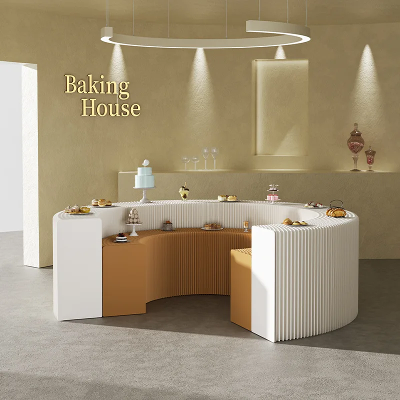 Exhibition Display Product Display Stand Single Layer White Temporary Nakajima Station Container Folding Paper Booth