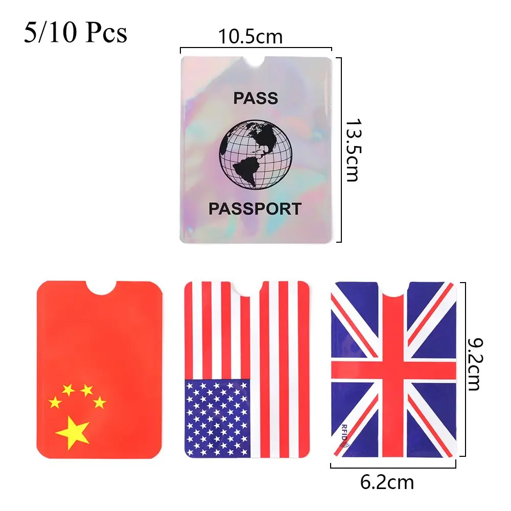 Smart Aluminium Protect Case Cover, RFID Bloqueio, Titular do Cartão Bancário, Anti Rfid Wallet, 5 Pcs, 10 Pcs