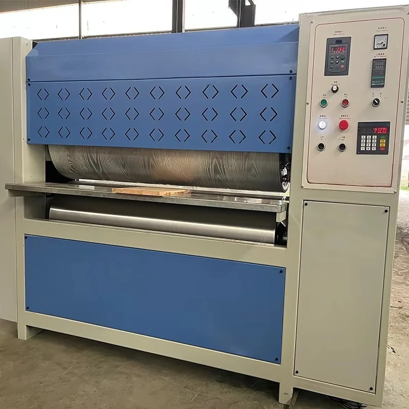 1300mm Mdf Plywood Board Wood Nature Grain Press Machine Wood Grain Embossing Machine