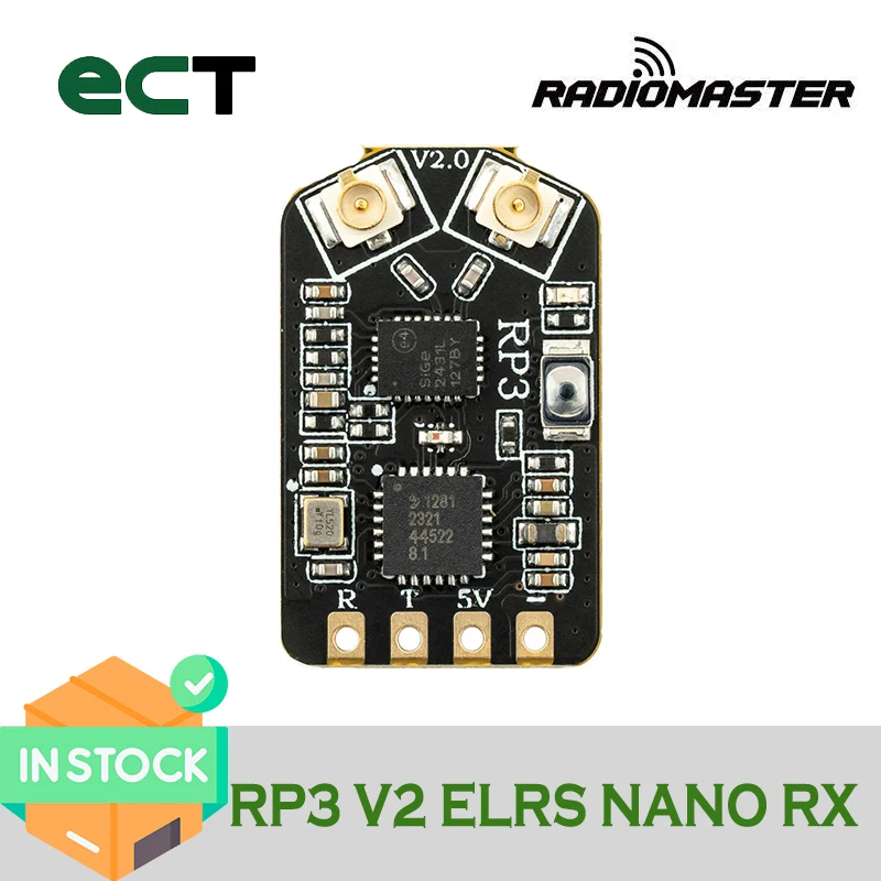 

Radiomaster RP3 V2 ExpressLRS 2.4ghz Nano Receiver for X16S TX12 ZORRO ELRS Radio Transmitter RC Tools