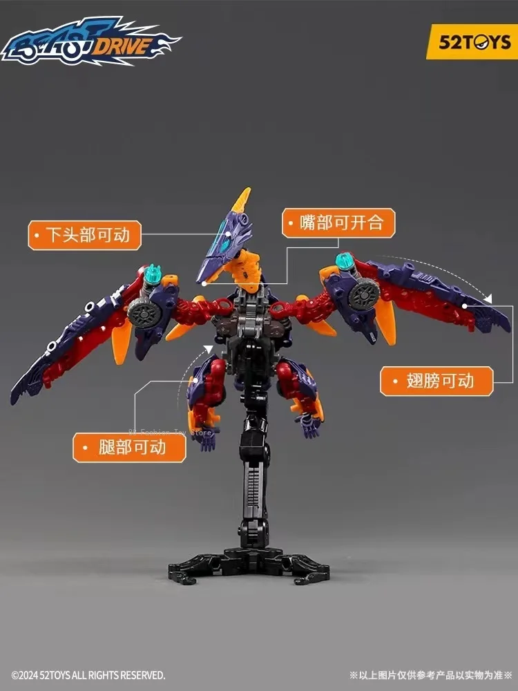 

В наличии оригинальные 52TOYS BEASTDRIVE BD-10 DRIVE PTERANO собрать робот, преобразование птерозавра и гоночного автомобиля, экшн-фигурки, игрушки