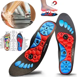 Unisex Magnetic Therapy Foot Insoles Orthopedic Shoe Soles Weight Loss Slimming Massage Acupoints Arch Anti-fatigue Shoes Pads