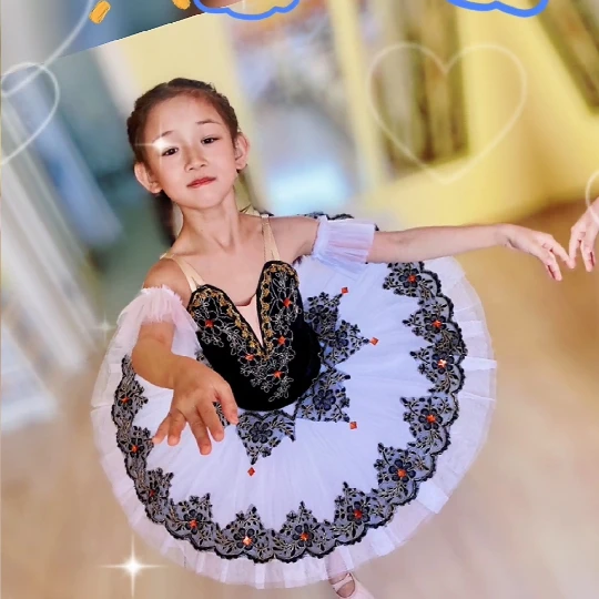 Zwart-wit Professionele Ballet Tutu Ballet Jurk Voor Kinderen Meisjes Kinderen Moderne Dans Kostuums Kleding Ballerina's Vrouwen