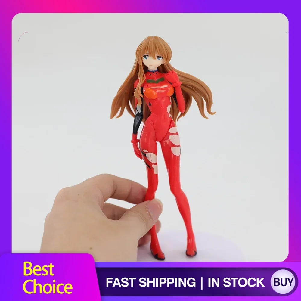 17 5 سنتيمتر إيفا أنيمي الشكل Asuka Langley Soryu الأحمر القتالية البدلة Ayanami Rei الدائمة نموذج سطح المكتب جمع الديكور اللعب دمية