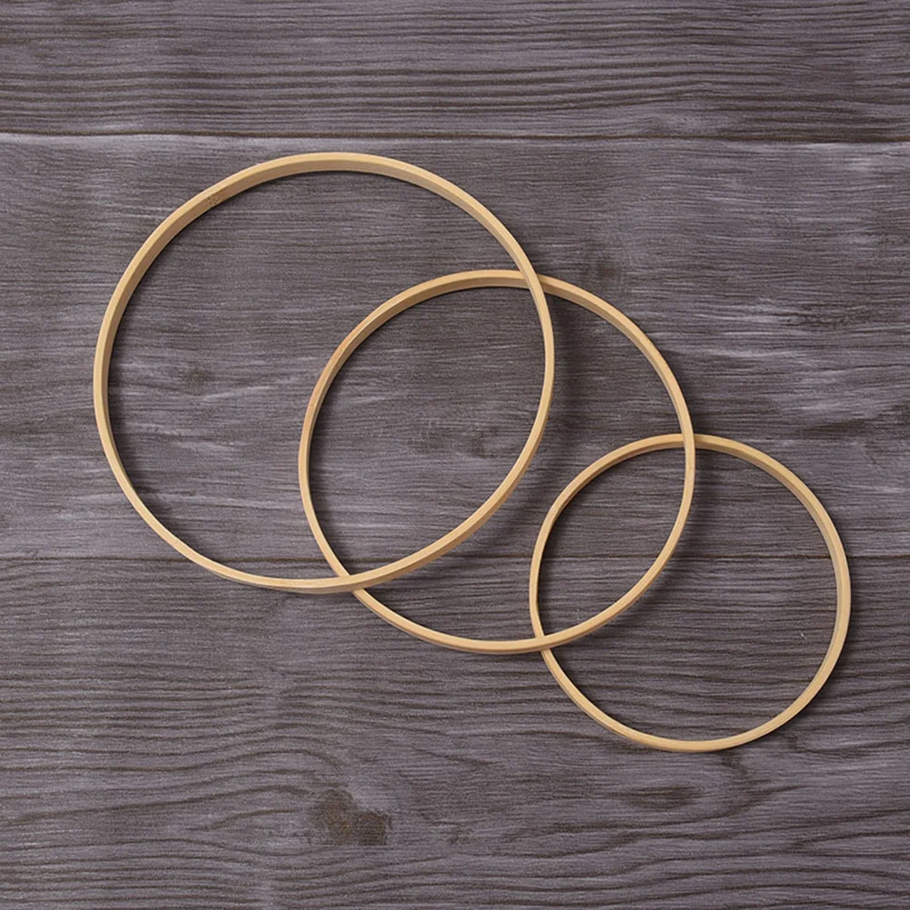 

12Pcs Dreamcatcher Bamboo Round Rings 20cm DIY Craft Frames Macrame Plant Hangers Home Decor Wall Hanging Accessories