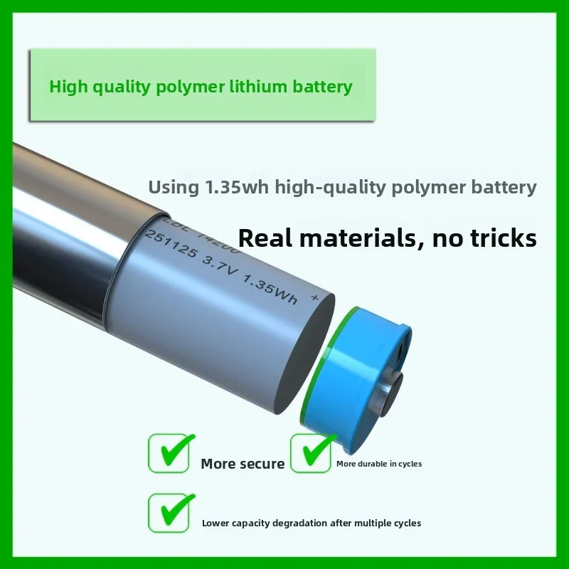 CR2 3V 450mAh Type‑C Rechargeable Li-Po Battery for Fujifilm Instax Mini25 50S 70 Film Camera Laser Rangefinder Disc Brake Lock