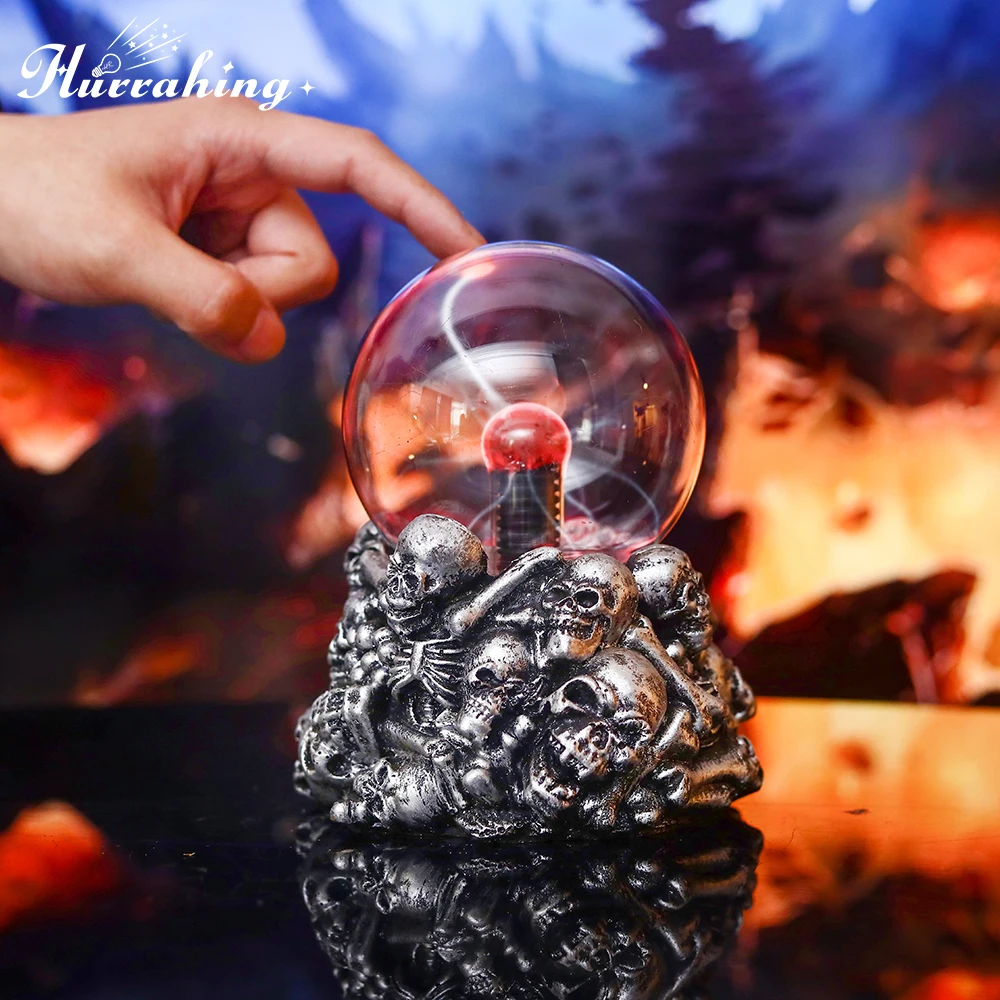 skull-pile-crystal-plasma-light-4-inch-glass-ball-touch-sensing-science-enlightenment-cool-interior-table-decoration-ornament