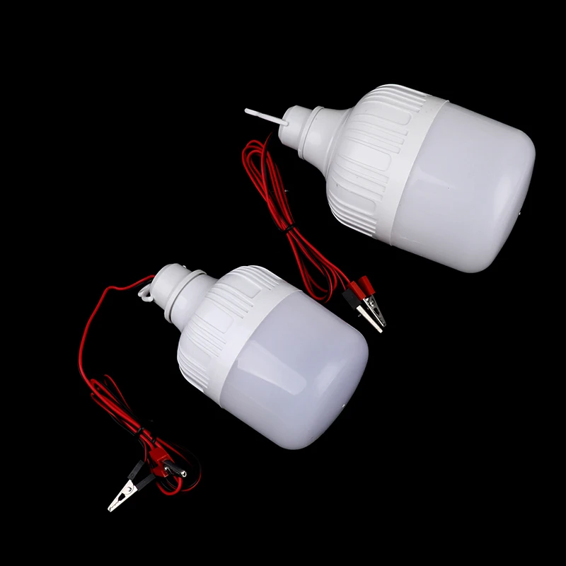 Ampoule LED portable d'urgence, lampe de camp extérieure, lumière blanche froide, tente de pêche de nuit, 12V, 3W, 5W, 7W, 9W, 12W, 20W, 30W