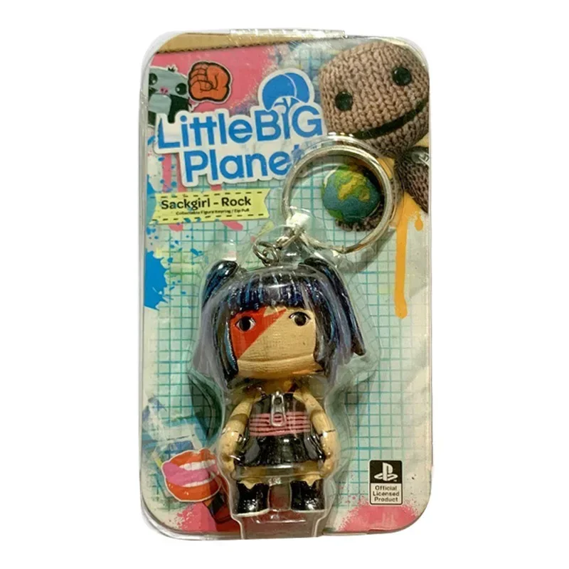 LittleBigPlanet figura de Anime alrededor de la figura de acción, juego movible articulado, marea, juego, adornos, llavero, adornos, juguetes para