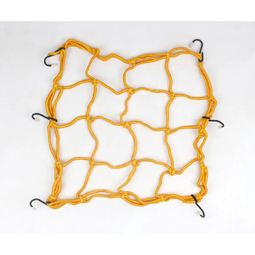 30x30cm Motorcycle Storage Net Premium Polyester Elastic Bungee Net for Helmets Jackets Cargo on Scooter Moped Motorbike Ride