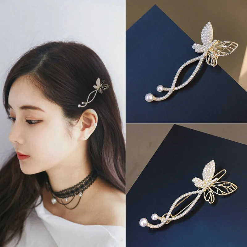 1Pcs Elegant Butterfly Hairpin Side Clip Hair accessories