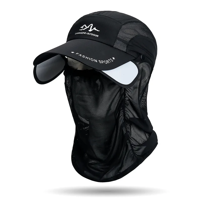 360 ° portable fishing sun hat, outdoor cycling and hiking sun protection, detachable and adjustable fishing equipment image 6