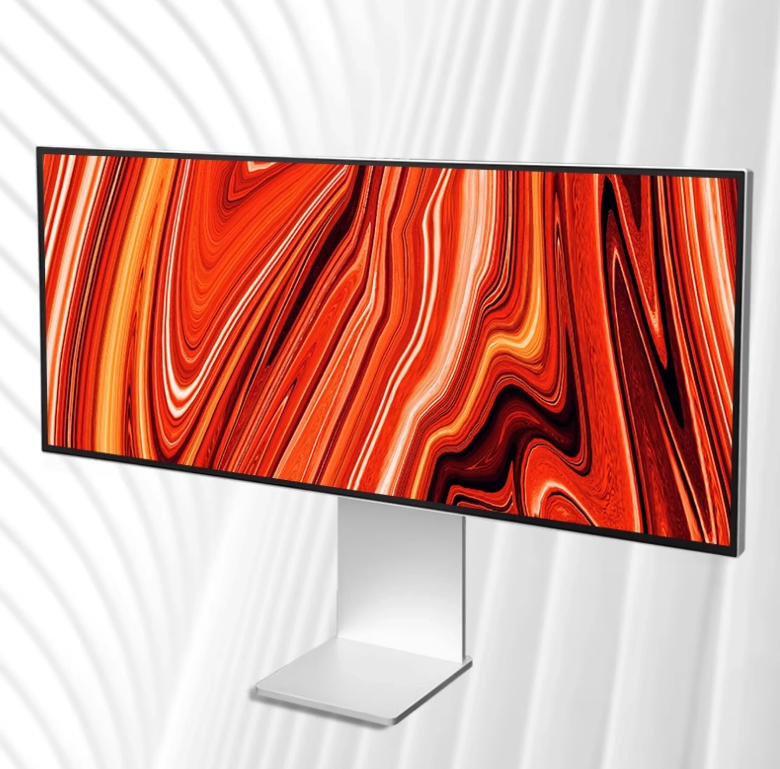 شاشة 34 بوصة HDR10 450NITS شاشة 34 بوصة 60 هرتز 5K شاشات Lcd IPS AR + AF شاشة لامعة لجهاز Mac Thunderbolt KUYCON G34W 100W TYPE-C