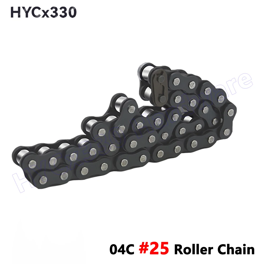 #25 04C Roller Chain, Carbon Steel Chains 1/4