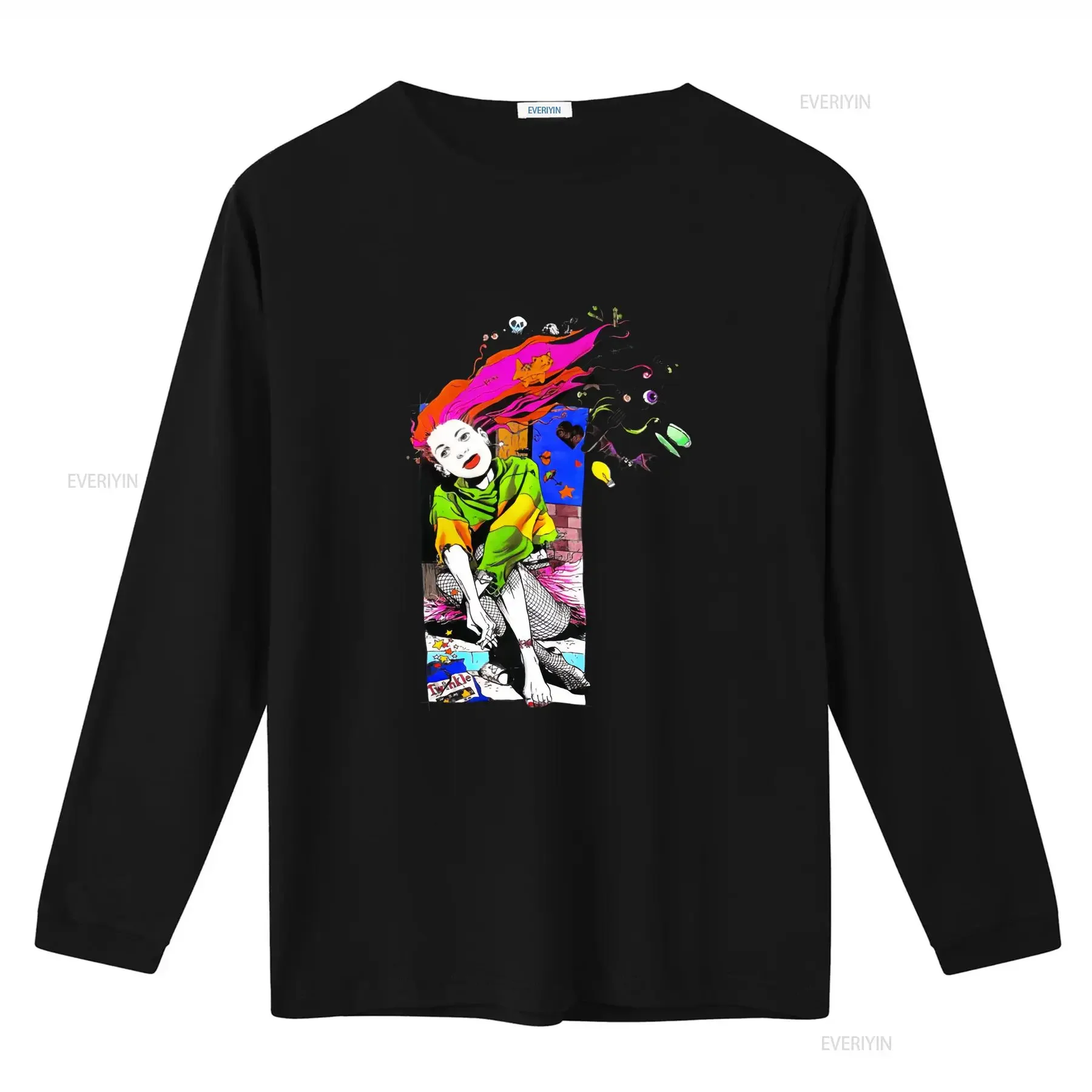 خمر 1995 ساندمان ديليريوم تي شيرت خمر غسلها تنفس موضة تنوعا لينة للجنسين امتدت مريحة عادية