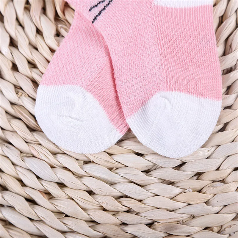 5 Pairs/Lot Children Cotton Socks Boy Girl Baby Cute Cartoon Soft Mesh Socks For Spring Summer New Fashion Kids Gifts