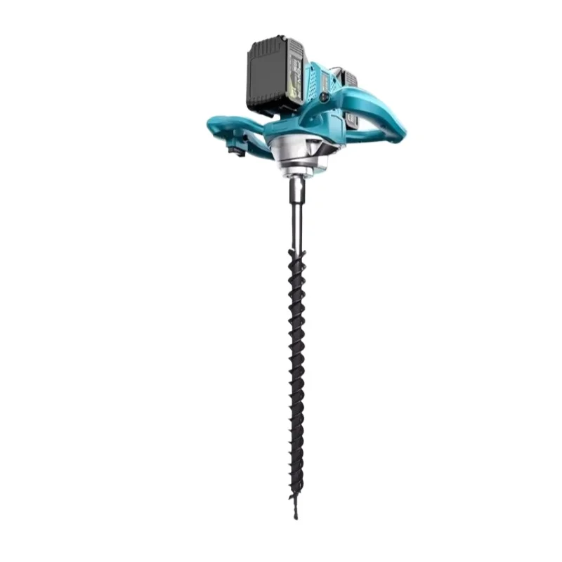 Lithium High Power Electric Earth Drill Charging Auger Hole Digger Tree Planting Machine Orchard Agricultural Drilling Equipment