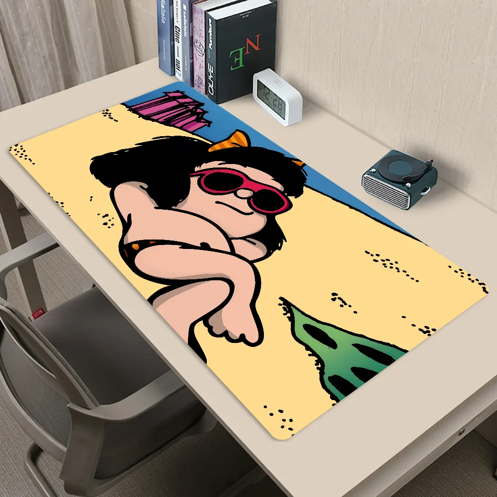 Mafalda Girl Mousepad Mousepad New Arrivals Large Gaming Mousepad L XL XXL Gamer Mouse Pad Size For Keyboards Mat