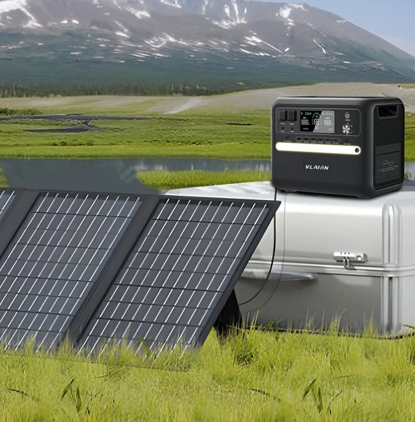 2025 Hot Sale 2160WH LiFePO4 Solar Power Station Portable Emergency Backup for Blackout & Natural Disaster Preparedness