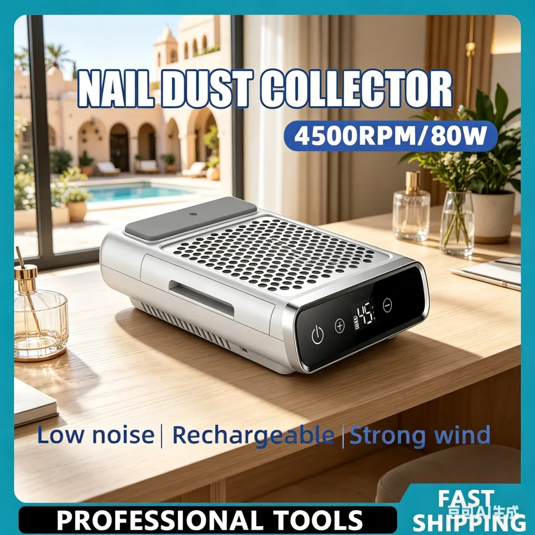 

Exquisite Nail Dust Vacuum Collector Premium Nail Dust Extractor With Washable Filter Manicure Equipment Variable Speed