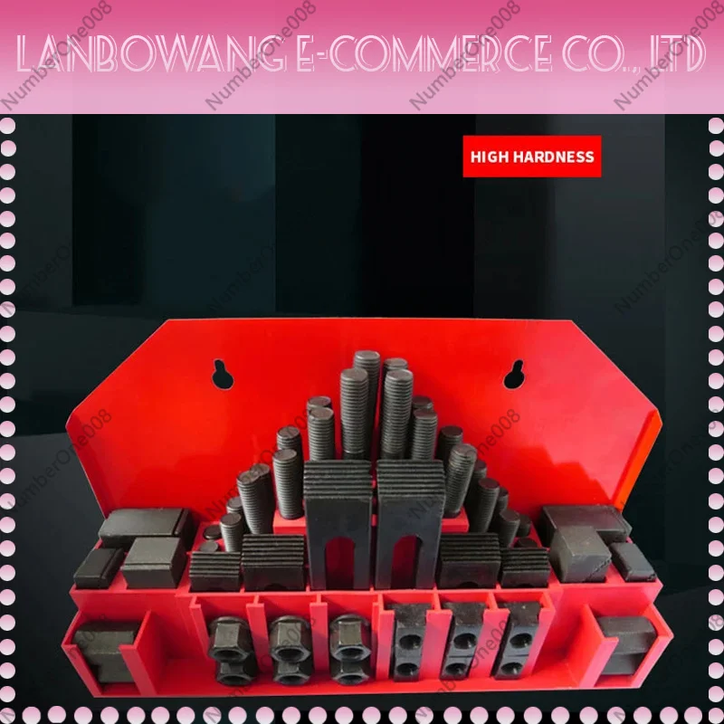 58pcs M14/16/ Milling Machine Clamping Set Clamp Kit Tool Vice Accessories Universal Fixture  Pressure Plate Group Code Iron view 4