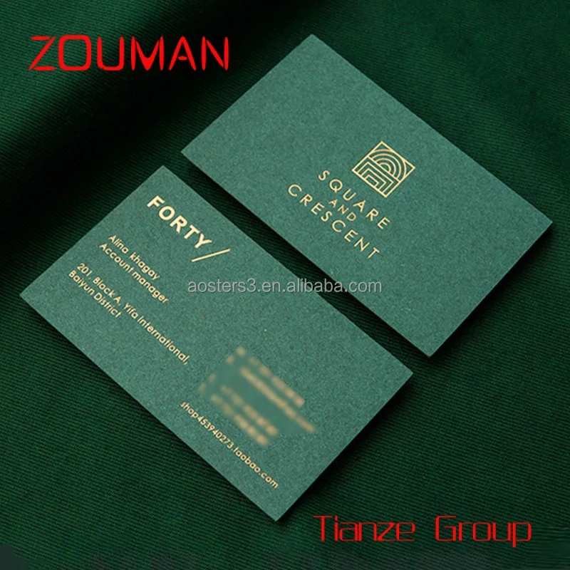 

Custom , 600g cotton paper business card indented rounded corner business card embossing gold simple business card