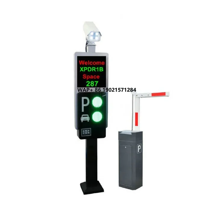 أجهزة استشعار مواقف السيارات الذكية أجهزة استشعار وقوف السيارات مع كاميرا لوحة ترخيص كشف بوابة حاجز نظام ركن السيارات #1