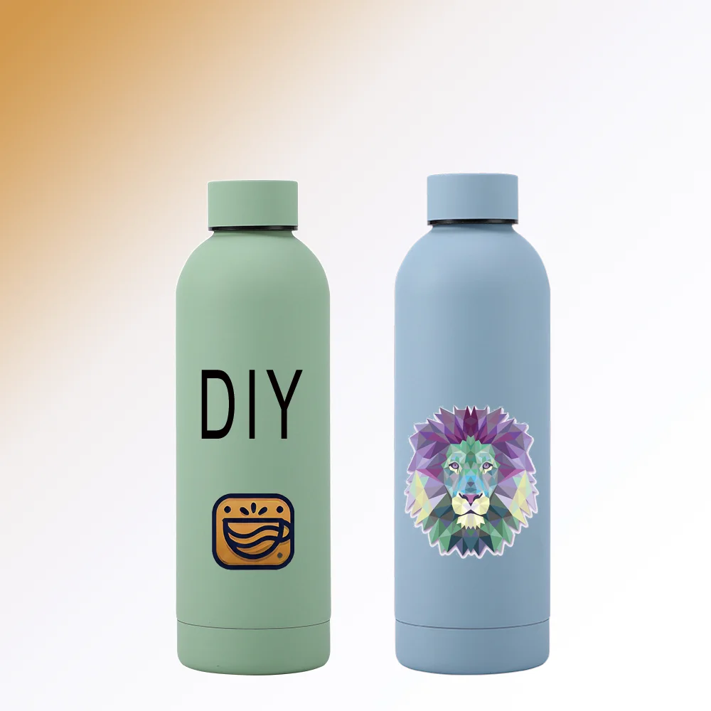 

DIY изображение на заказ термос из нержавеющей стали 304, материал, текст, логотип, узор, портативный чайник, чашка для прямого питья