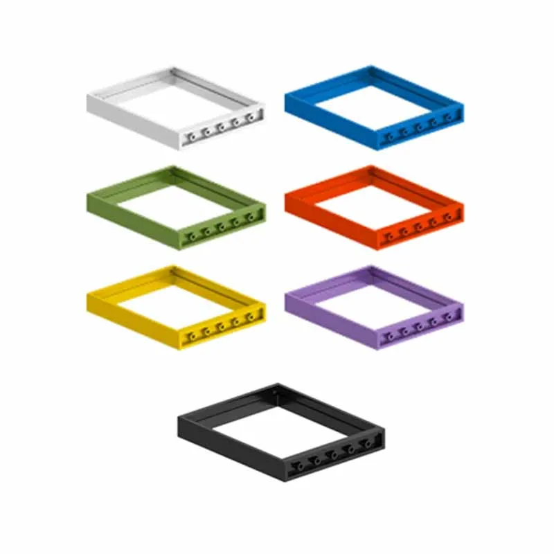 

Детали строительного блока MOC, совместимые с дверными и оконными рамами 42205 1x6x6 для творческого строительства детских игрушек и подарков.