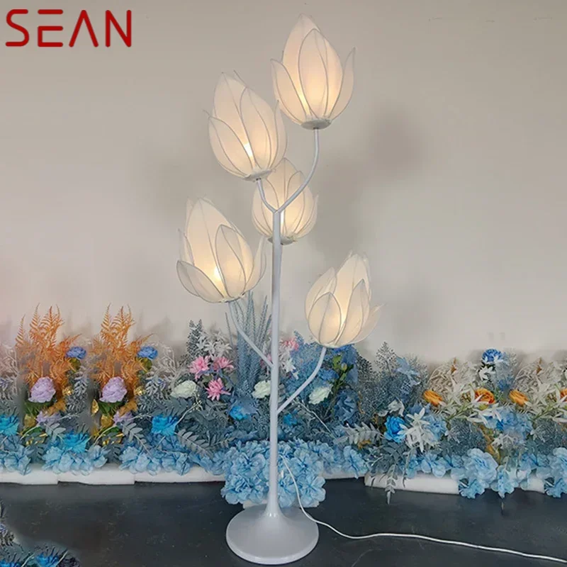 SEAN Modern Yulan Flower Wedding Roadlight LED Light for Party Stage Road Festive Atmosphere Background Decoration