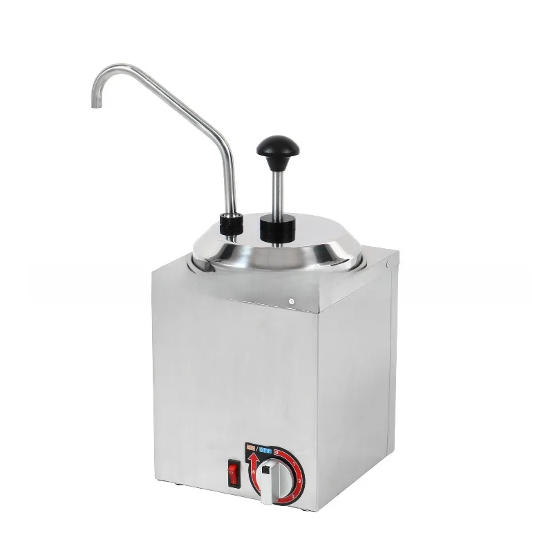 Electric Cheese Cheese Machine Dispenser Double Head Square Stainless Steel