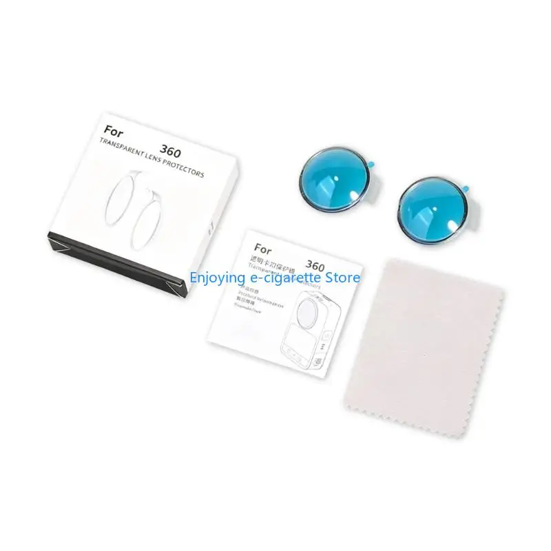 Objektivschutz-Set zum Aufstecken, kompatibel mit Osmo360 Ⅱ, klare Kameraobjektivabdeckung Y4QF – Detail 2