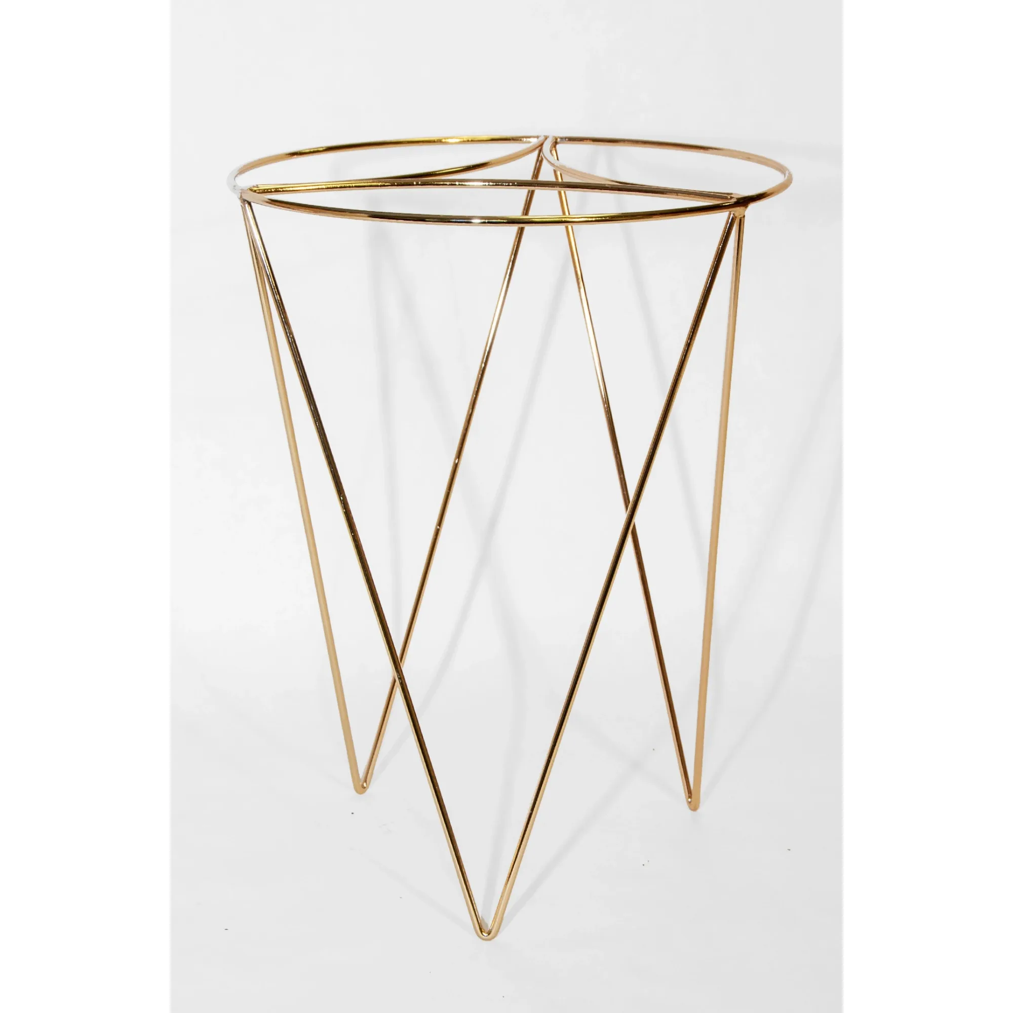 حامل نباتات معدني ذهبي عالي 13 بوصة من مينستايز #6