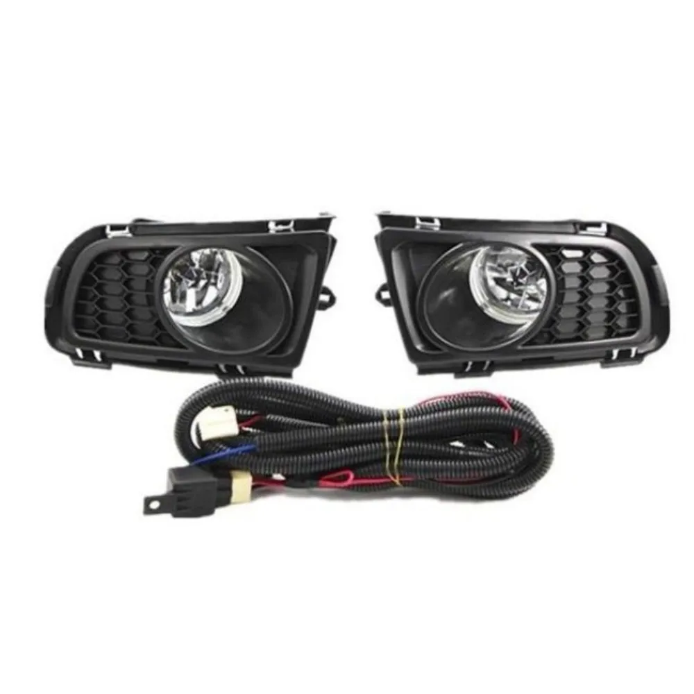 

July King Car 4300K Halogen Fog Lamp Assembly Case for Mazda 6 Facelift 2006-2010, Fog Lamp Blub + Frame + Harness