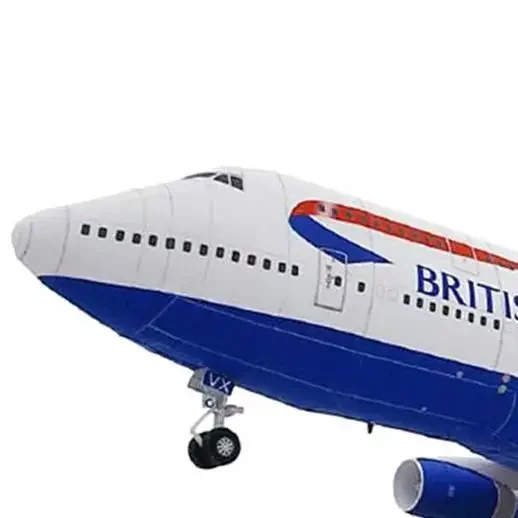1:144 ボーイング 747 航空機民間航空旅客機 DIY 3D 紙カードモデルセット