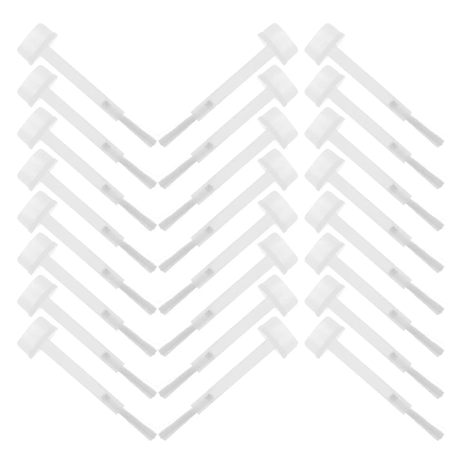 

150Pcs Replacement Fingernail Polish Brush - Universal Fit for Nail Bottles Portable Dip Powder Applicator Tool Kit Bulk