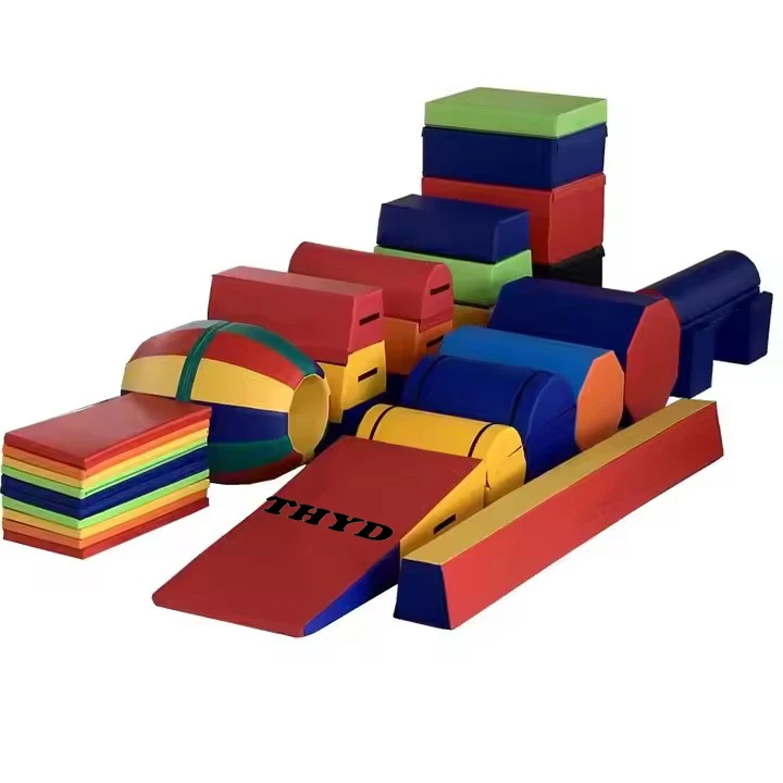 

Custom Gym Equipment Complete Set Incline Folding Gymnastics Cheese Wedge Mat For Kids