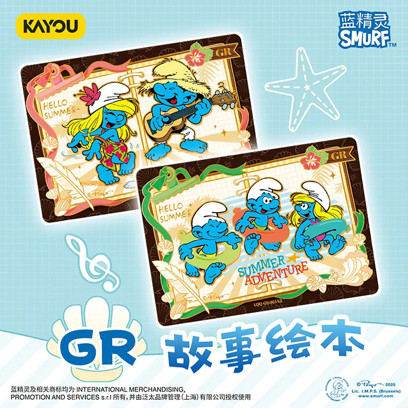 KAYOU ホールボックス スマーフ ベイビー スマーフ カード スプライト マーベラス シリーズ パック SSR XR ‌ 限定版アニメーションコレクションカードおもちゃギフト