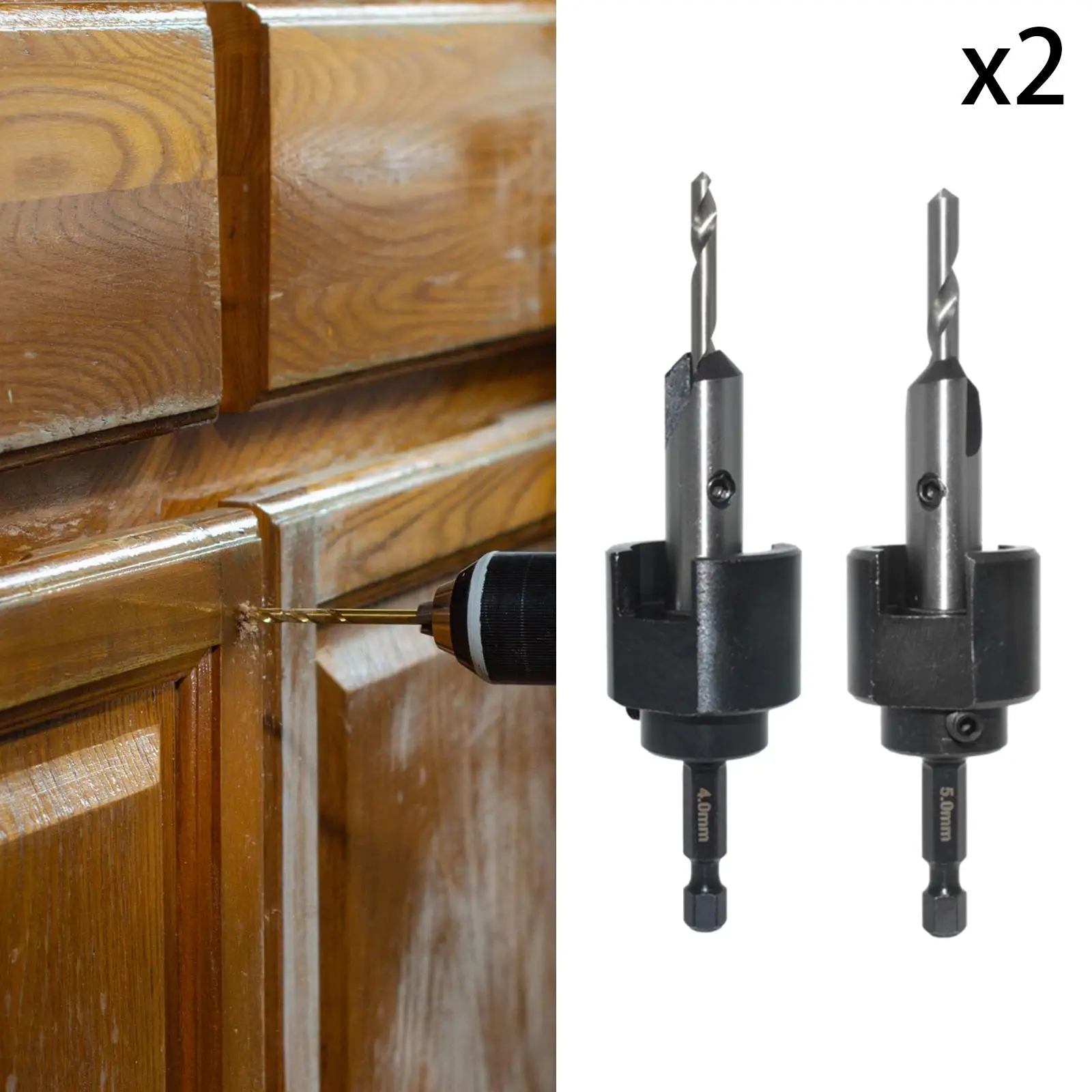 

Countersink Drill Bit Counter Sinker Drill Bit working Carpentry