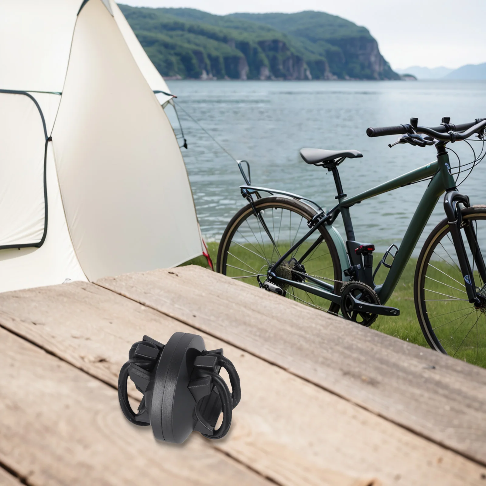 Gel Band Bike Light Clips Bicycle Headlight Elastic Handlebar LED Light Rear Lamp High Performance High Quality