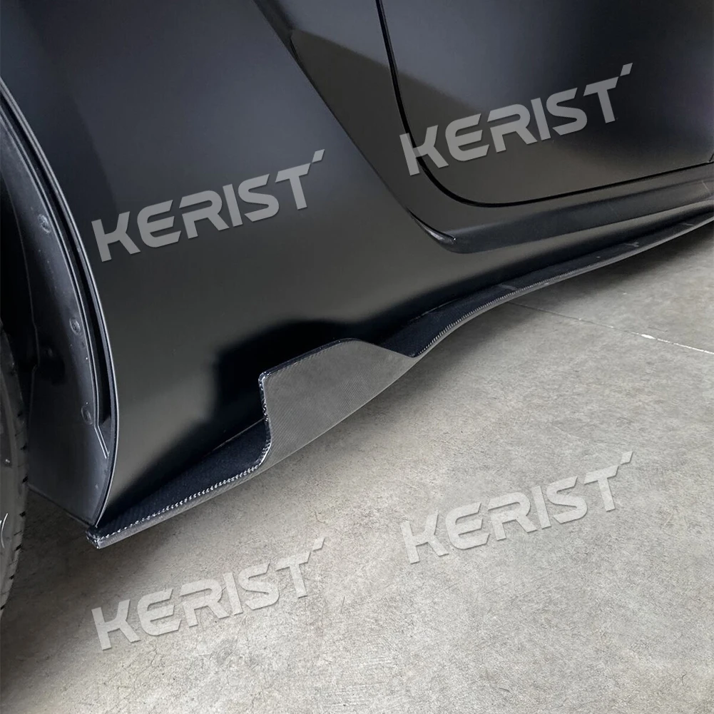 ألياف الكربون التنانير الجانبية LiP سبويلر ل 2017-2021 لكزس LC500 LC500H 2018-2023